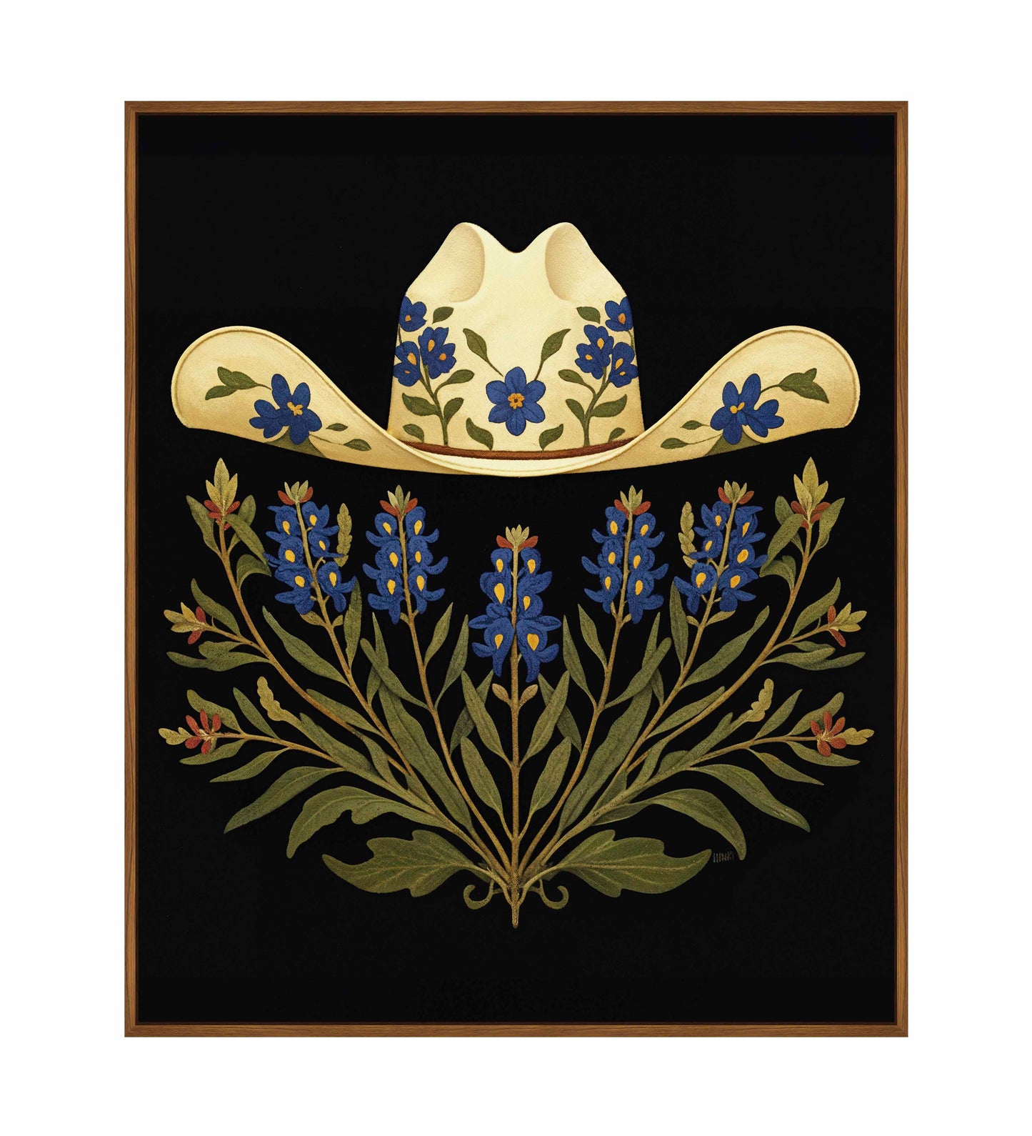 Cowgirl's Halo - Gallery Wrapped Canvas