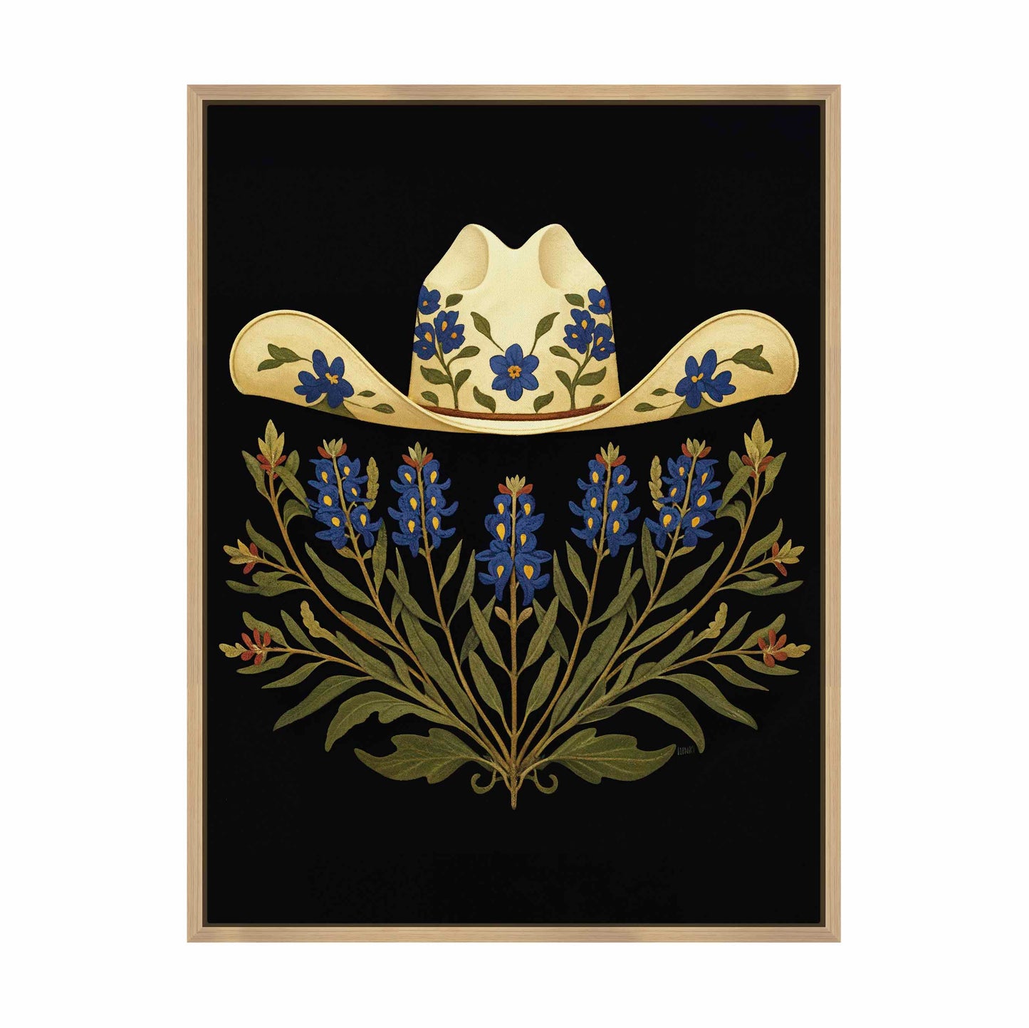 Cowgirl's Halo - Gallery Wrapped Canvas