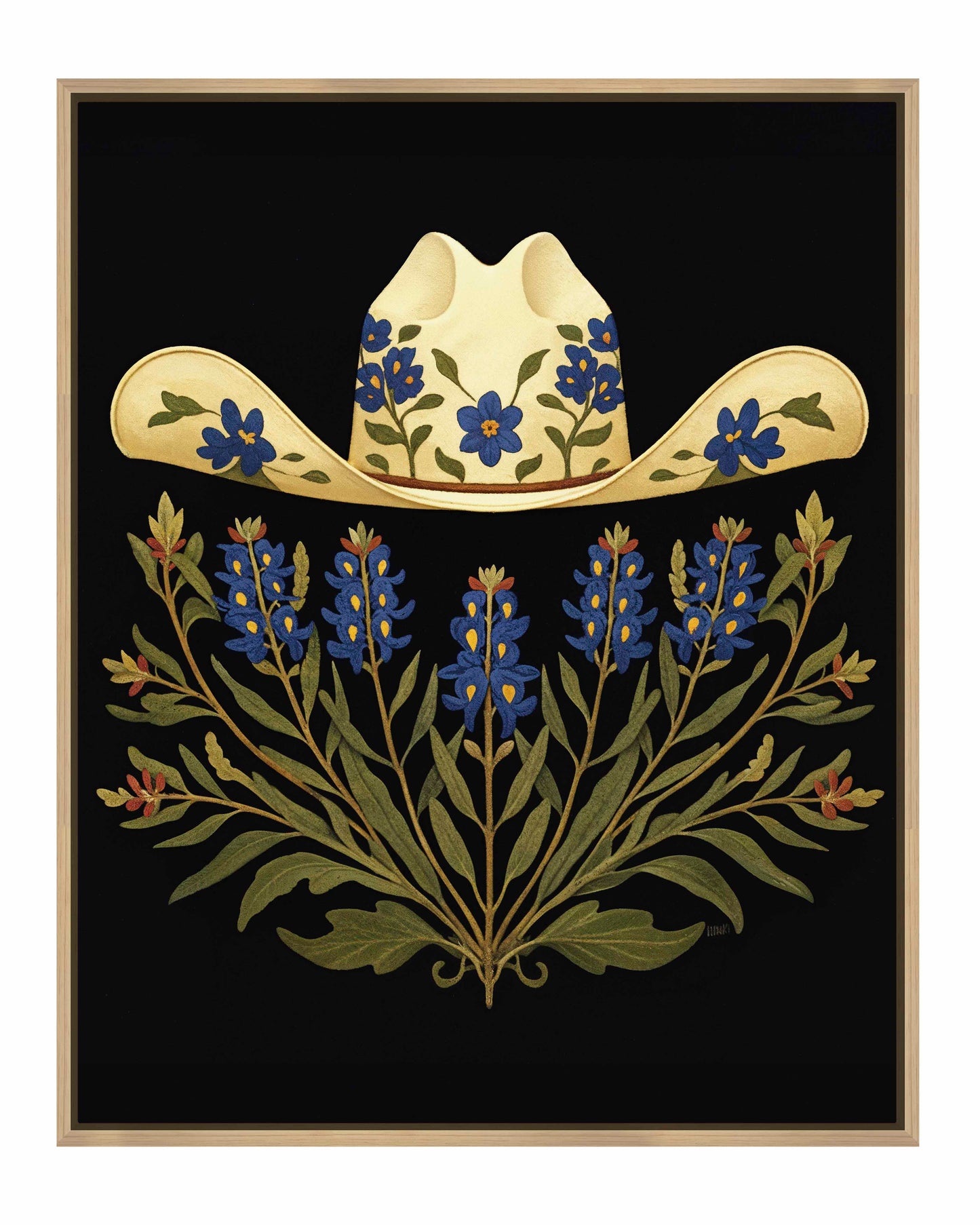 Cowgirl's Halo - Gallery Wrapped Canvas