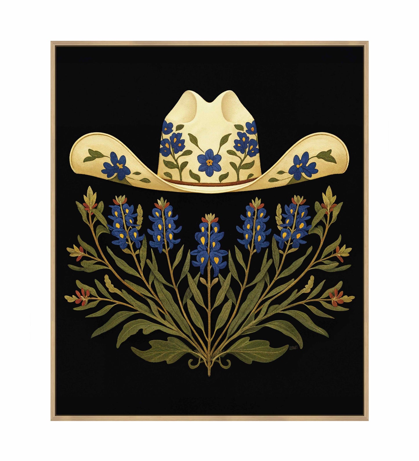 Cowgirl's Halo - Gallery Wrapped Canvas