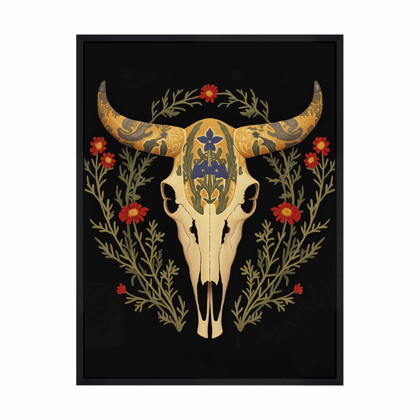 Texan Totem - Gallery Wrapped Canvas