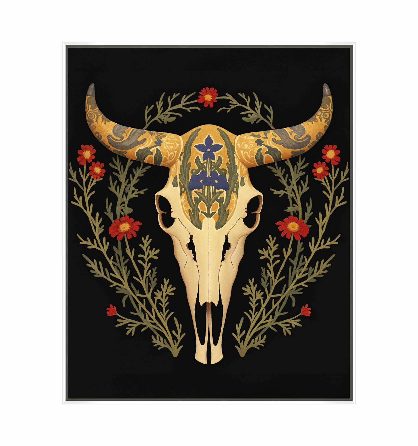 Texan Totem - Gallery Wrapped Canvas