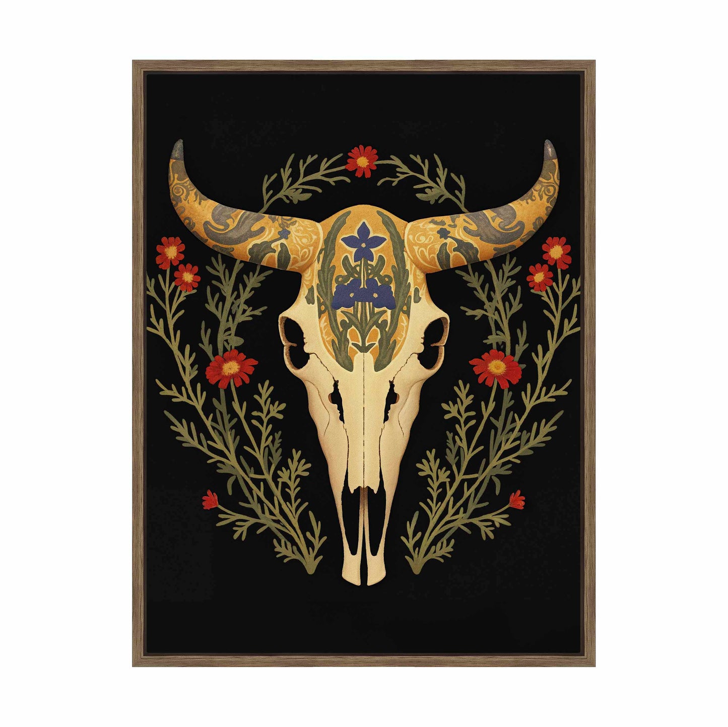 Texan Totem - Gallery Wrapped Canvas