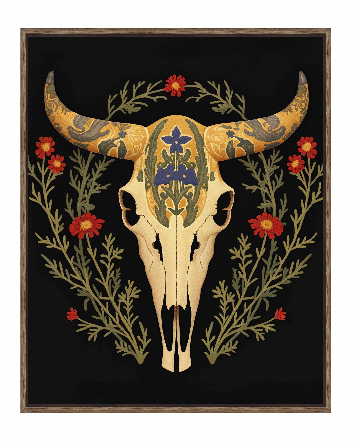 Texan Totem - Gallery Wrapped Canvas