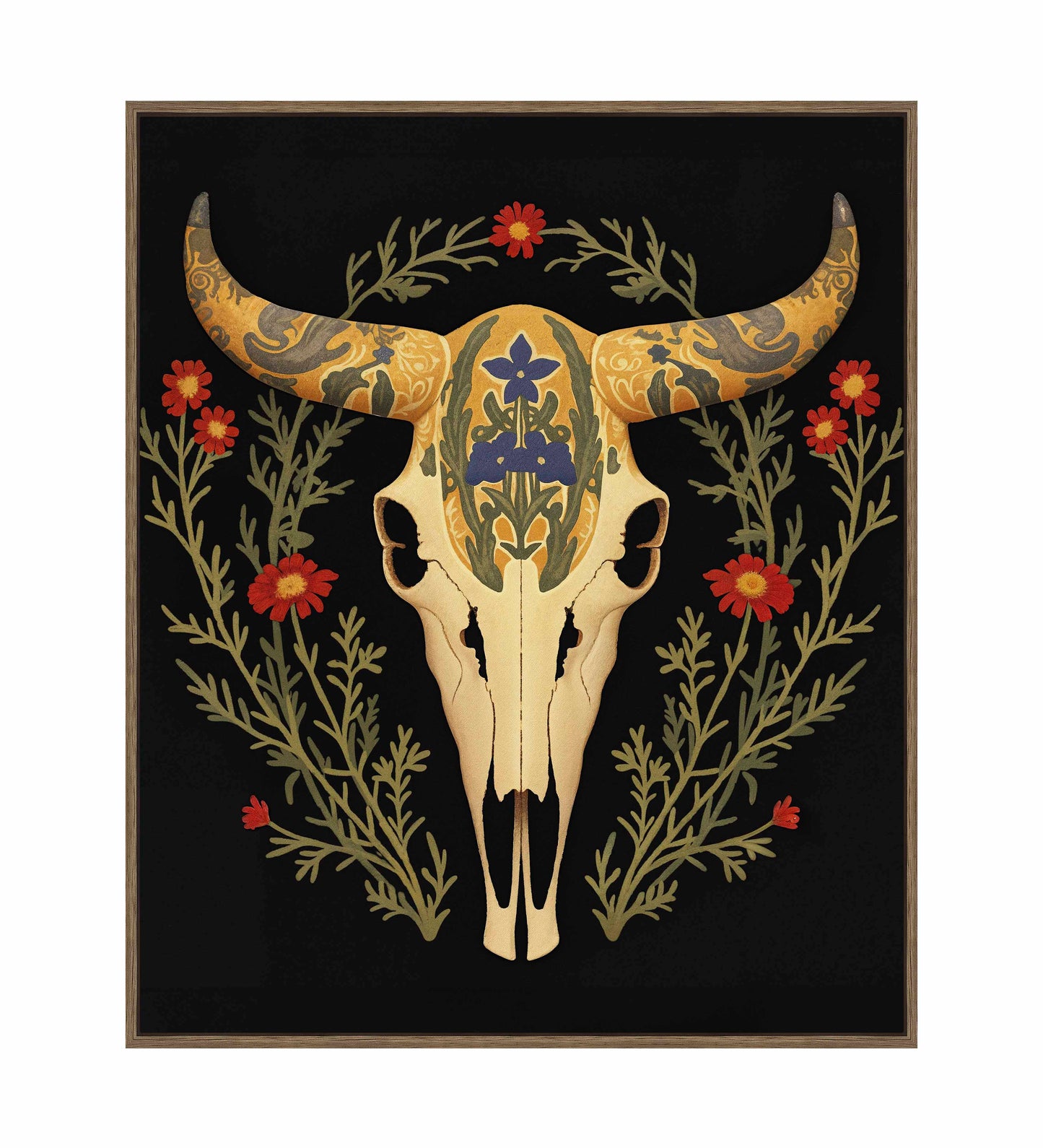 Texan Totem - Gallery Wrapped Canvas