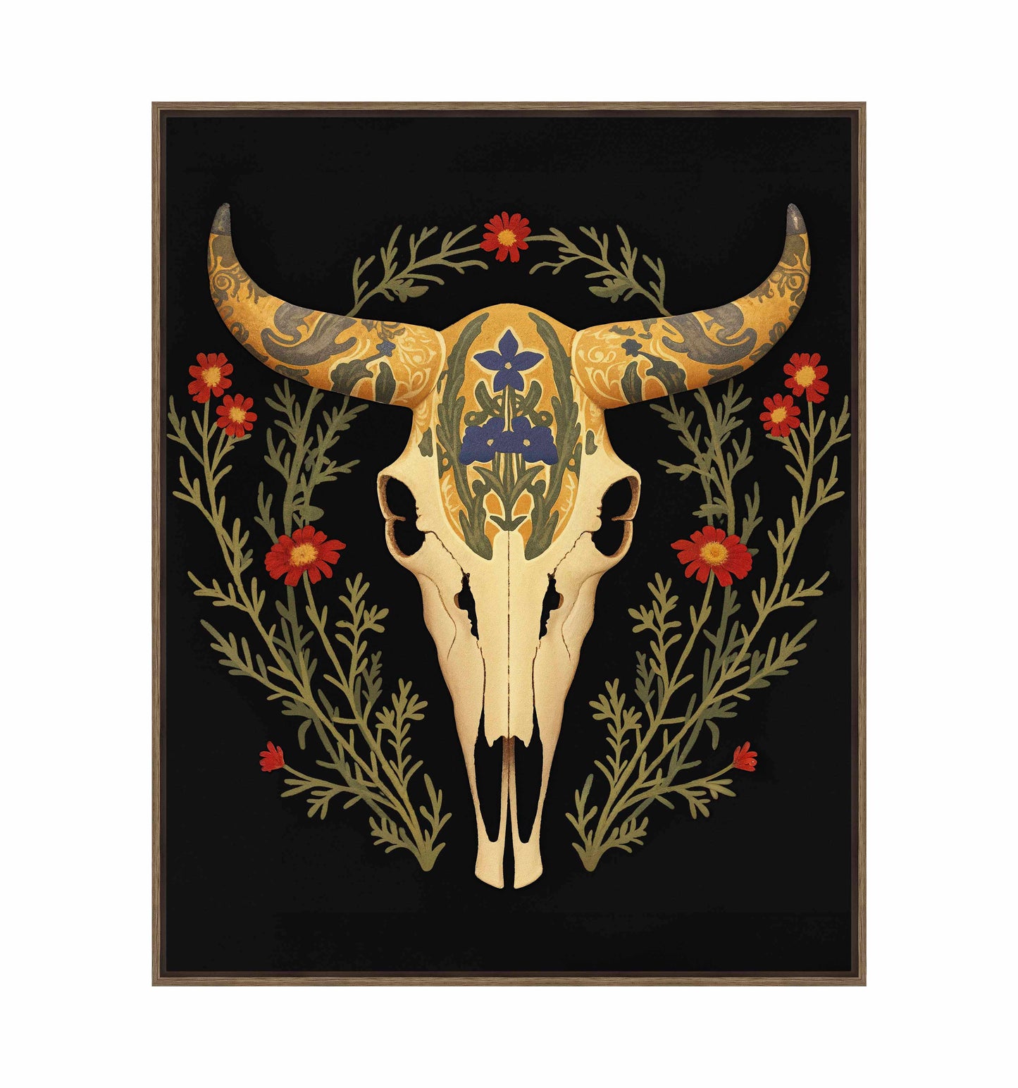 Texan Totem - Gallery Wrapped Canvas