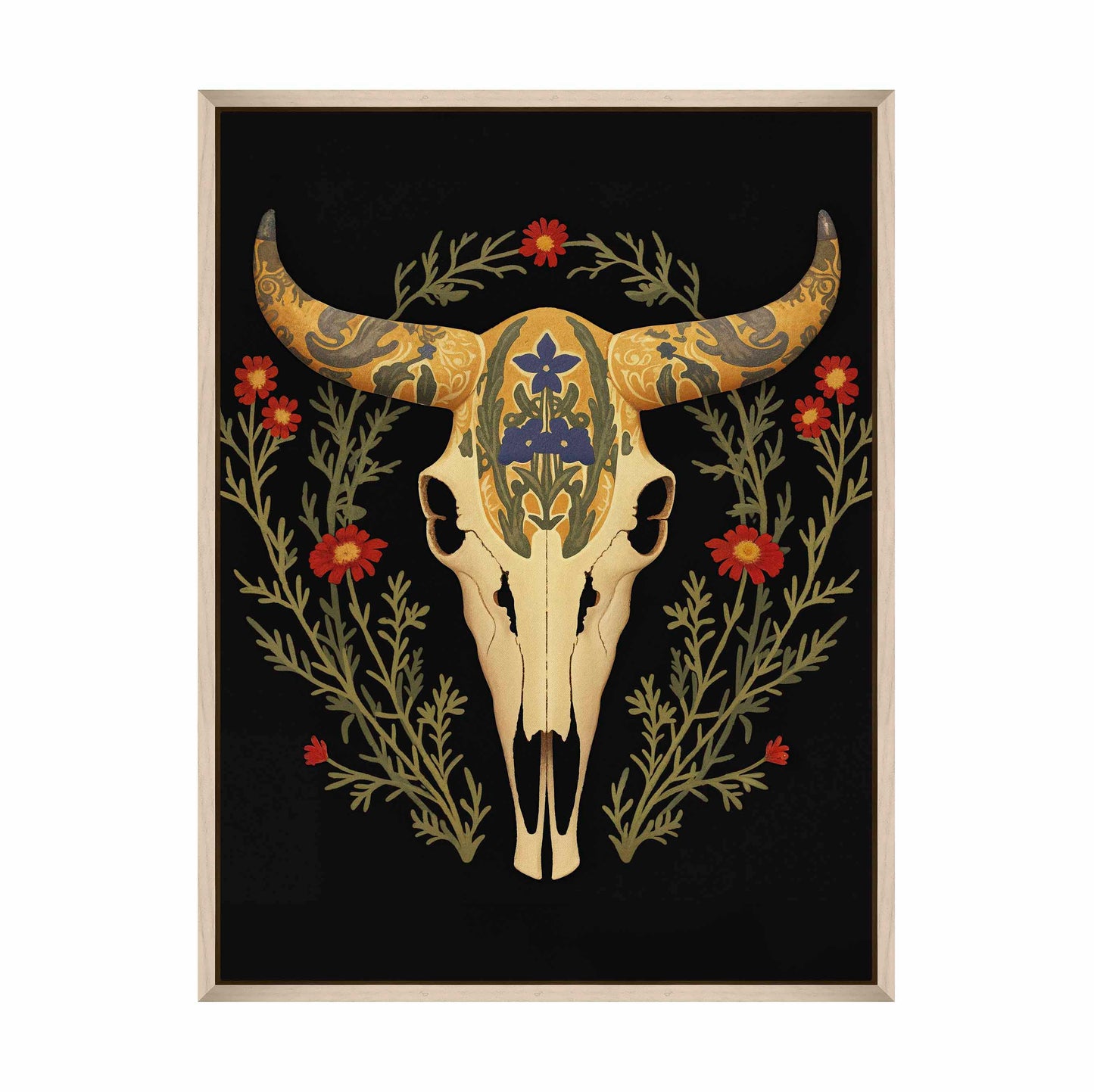 Texan Totem - Gallery Wrapped Canvas