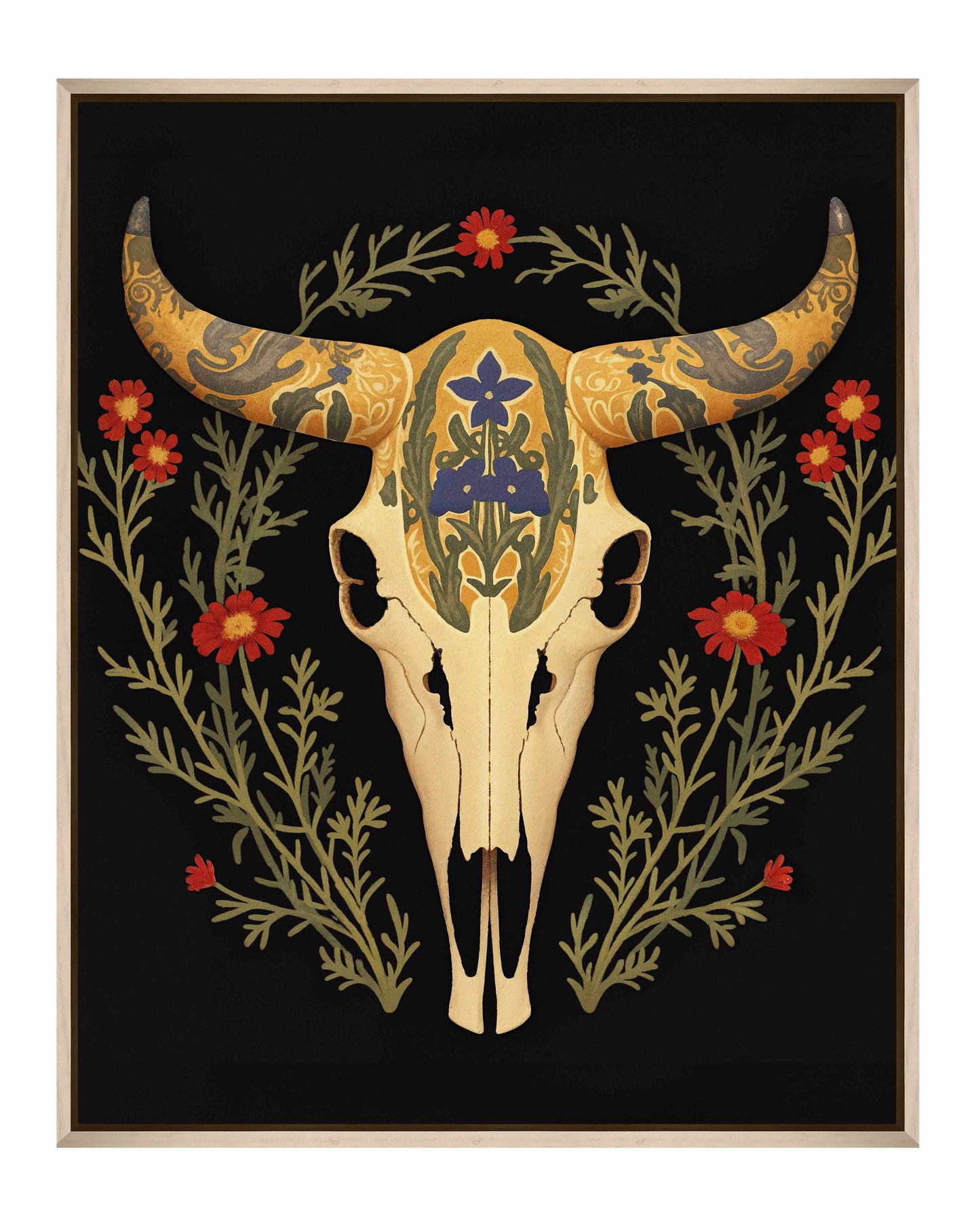 Texan Totem - Gallery Wrapped Canvas