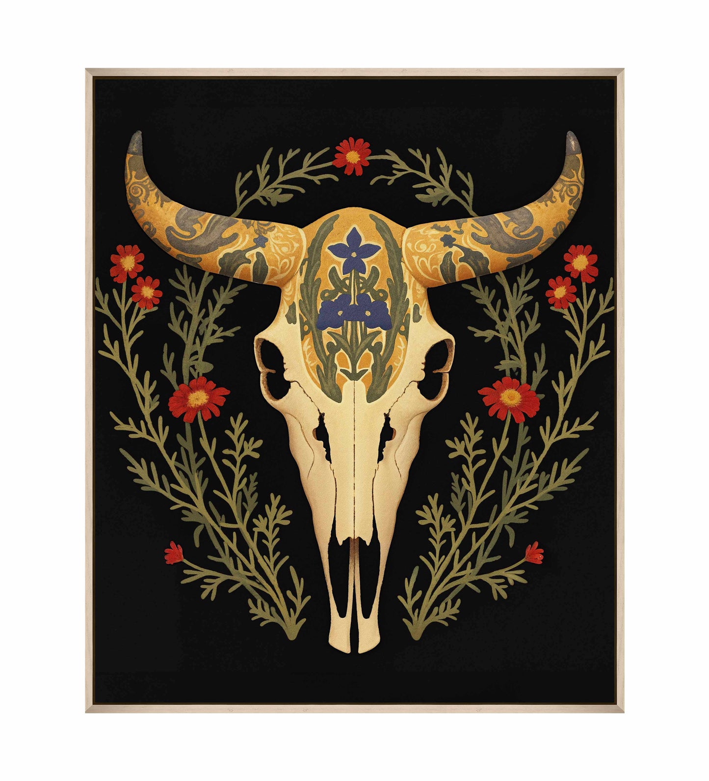 Texan Totem - Gallery Wrapped Canvas