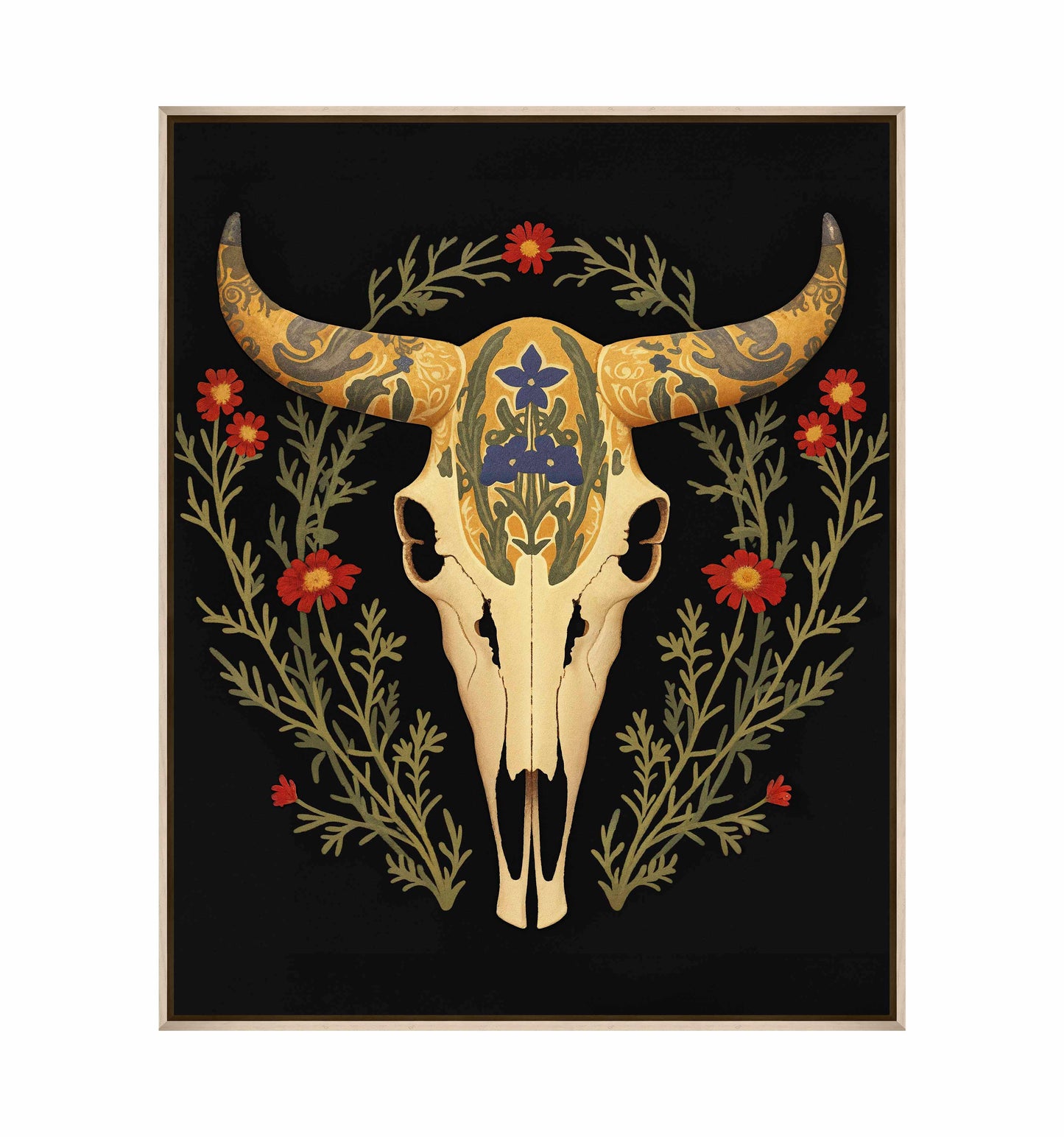 Texan Totem - Gallery Wrapped Canvas