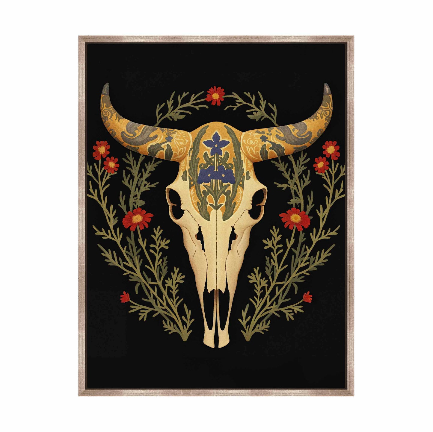 Texan Totem - Gallery Wrapped Canvas