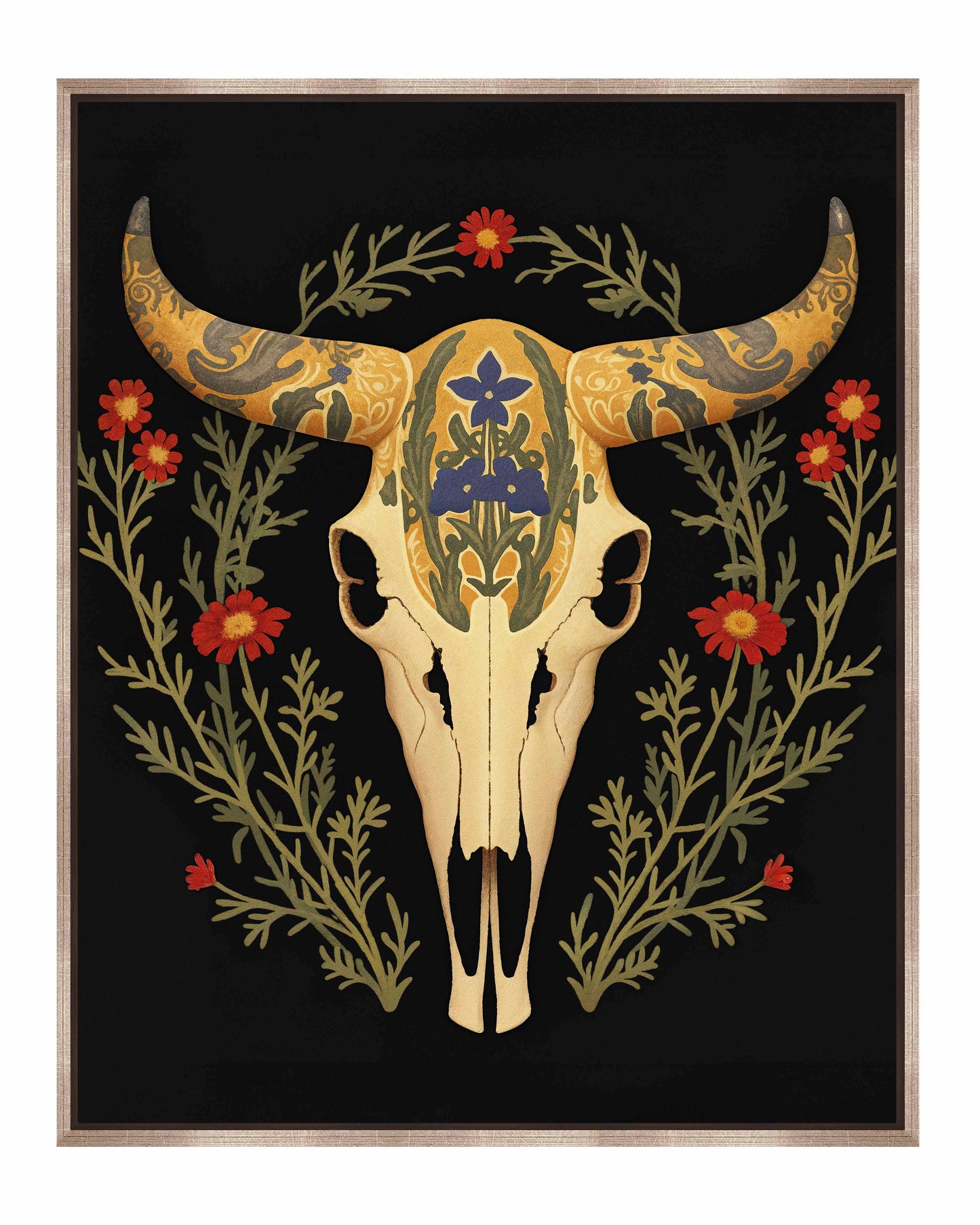 Texan Totem - Gallery Wrapped Canvas