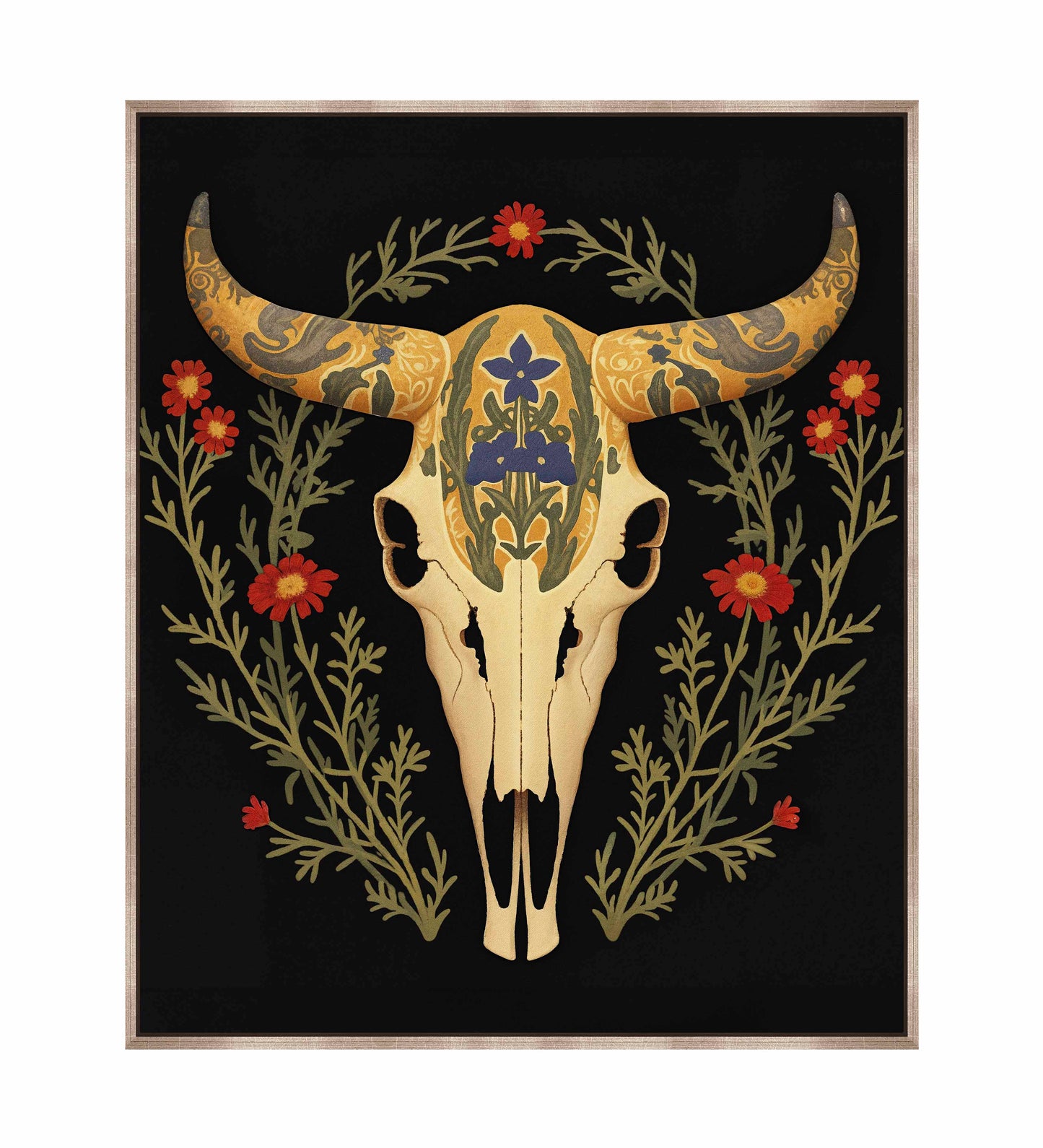 Texan Totem - Gallery Wrapped Canvas