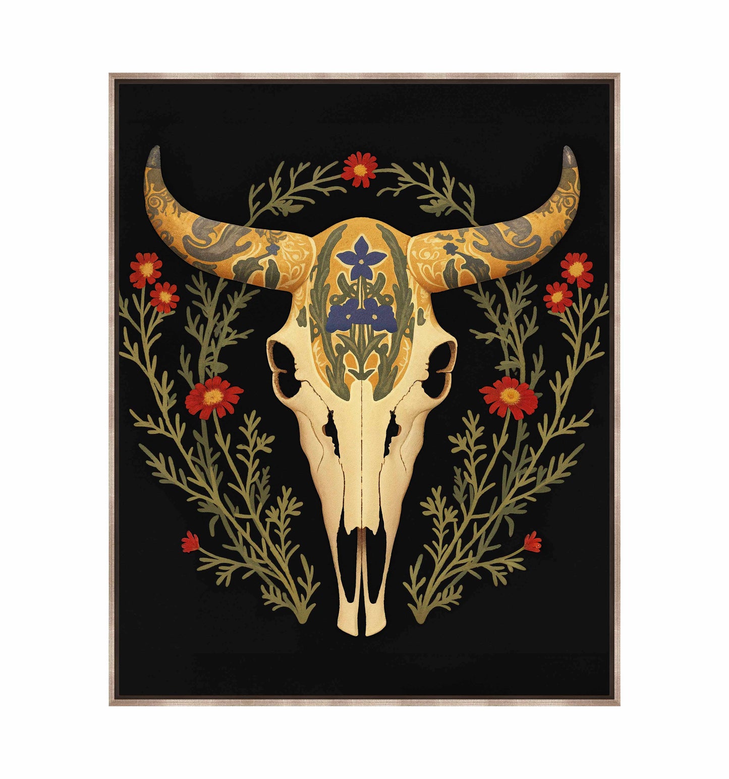 Texan Totem - Gallery Wrapped Canvas