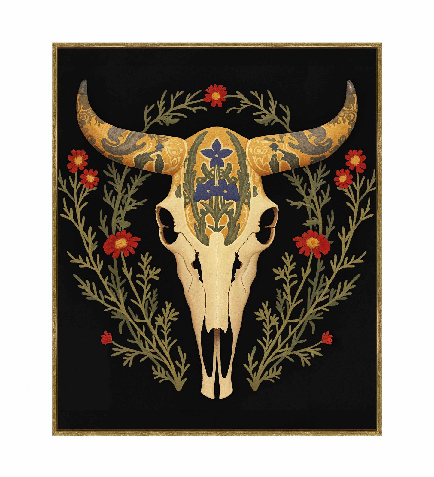 Texan Totem - Gallery Wrapped Canvas