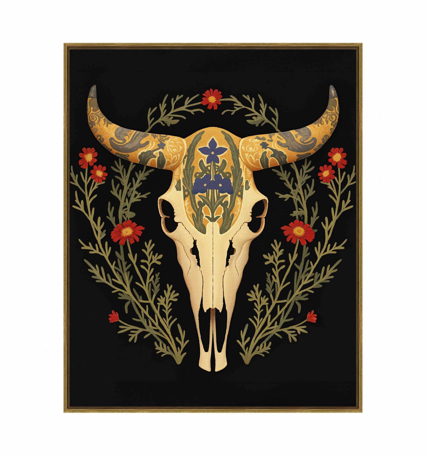 Texan Totem - Gallery Wrapped Canvas