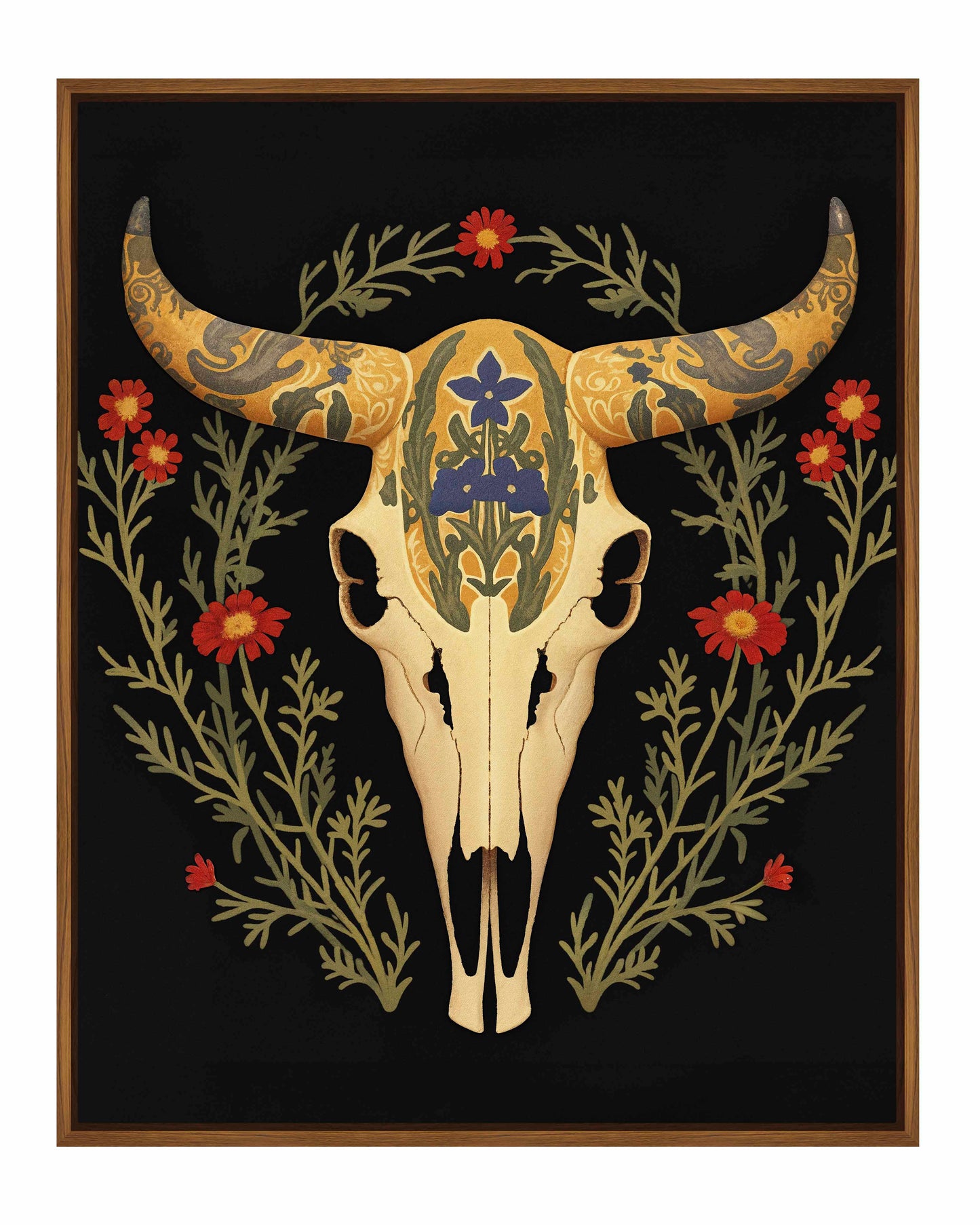 Texan Totem - Gallery Wrapped Canvas