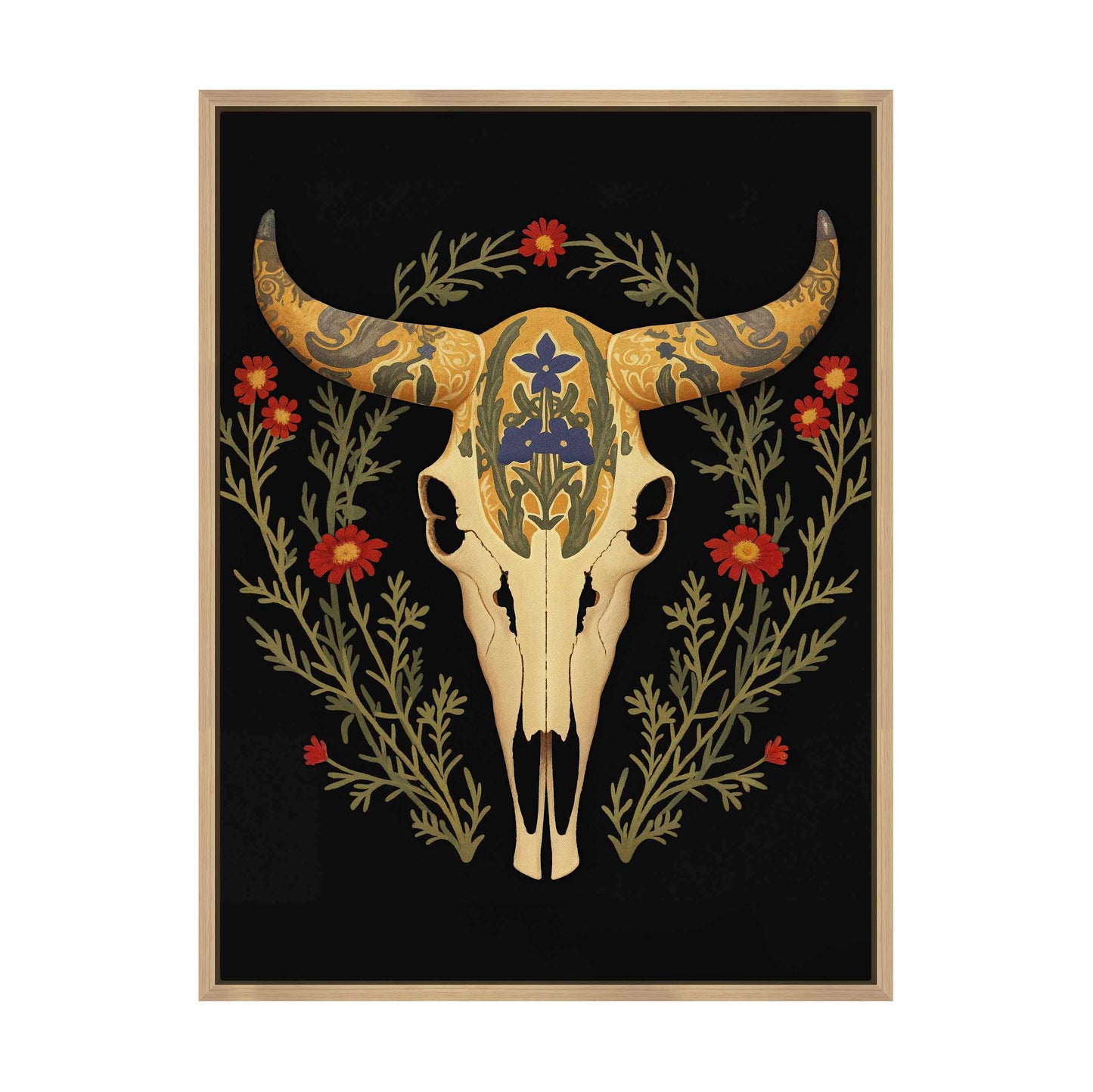 Texan Totem - Gallery Wrapped Canvas