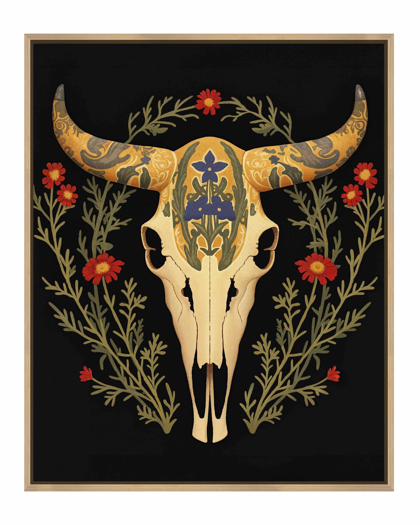 Texan Totem - Gallery Wrapped Canvas