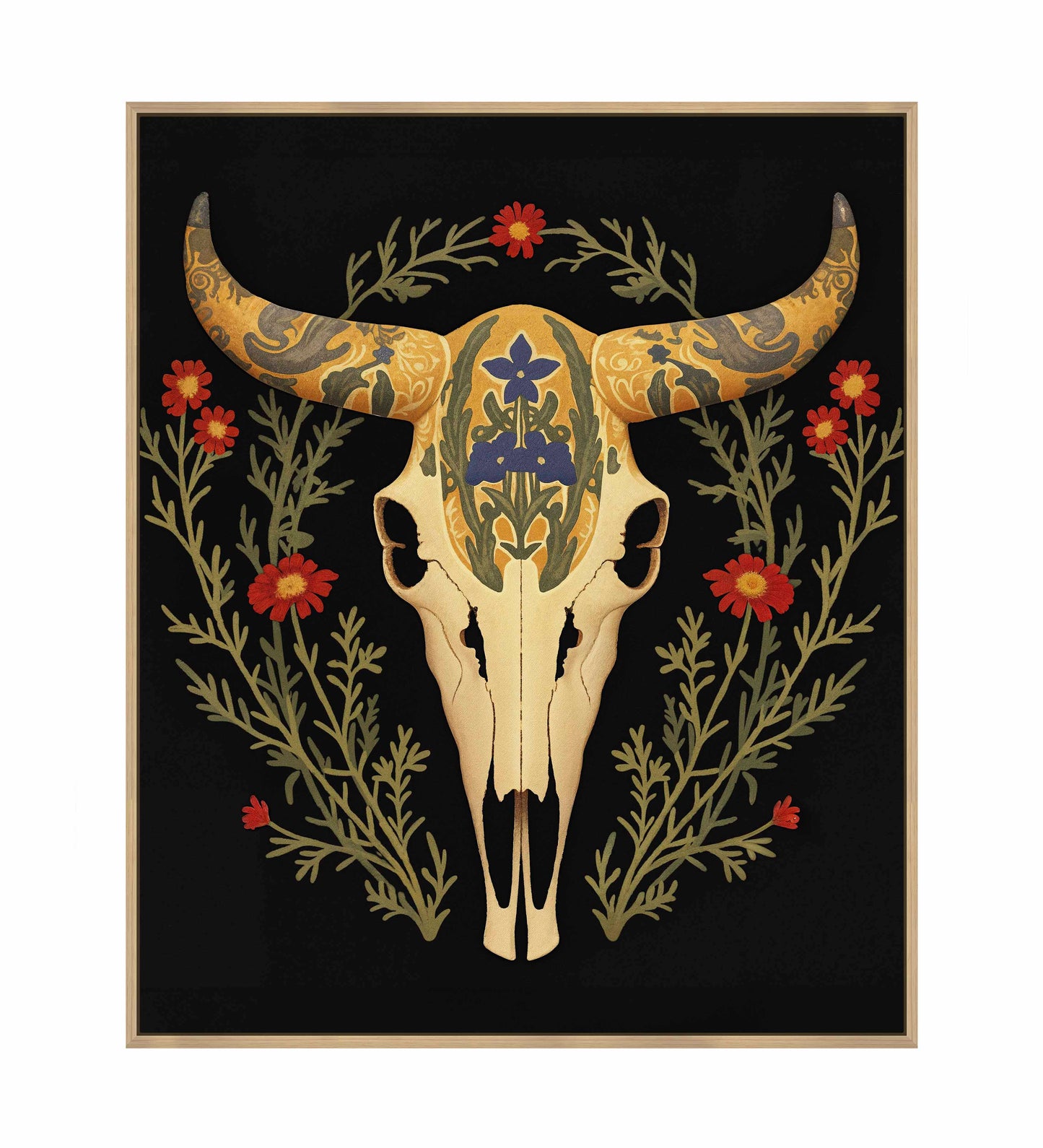 Texan Totem - Gallery Wrapped Canvas