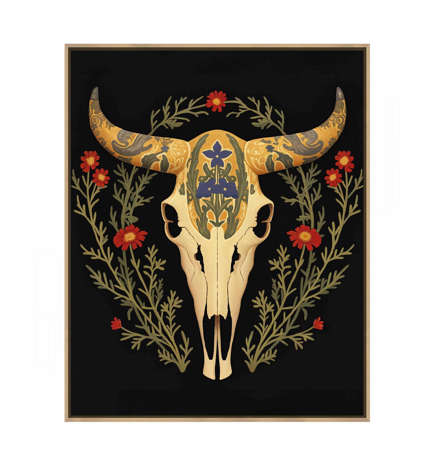 Texan Totem - Gallery Wrapped Canvas