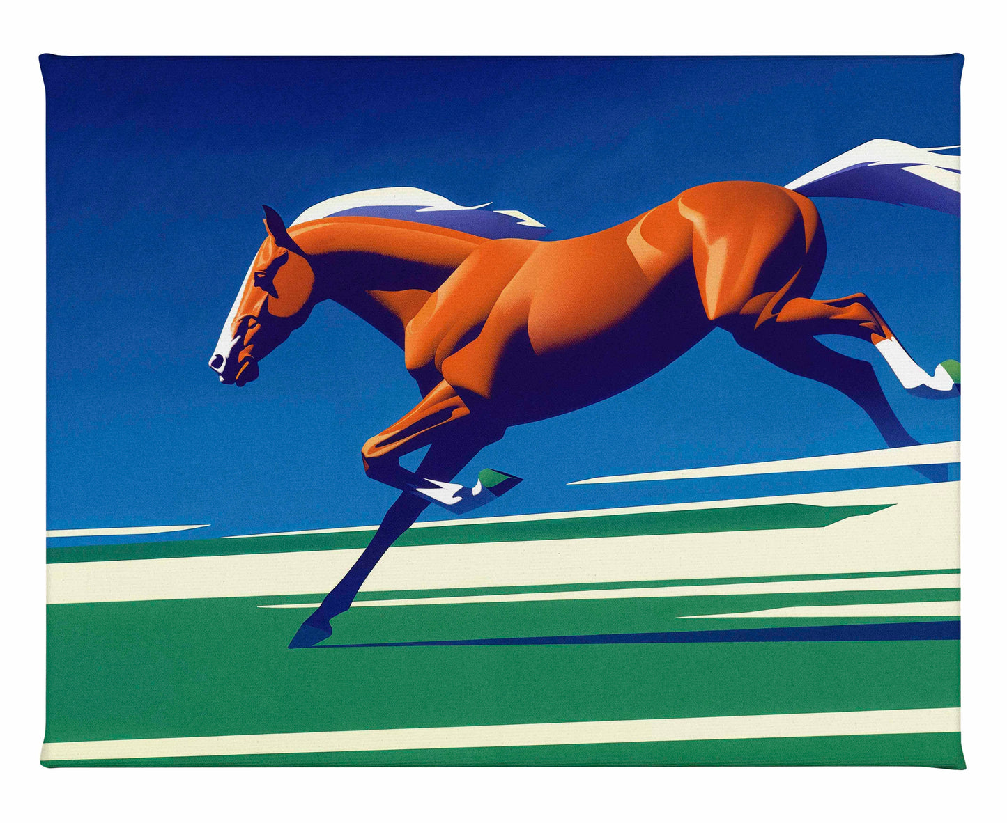 Race to the Finish - Gallery Wrapped Canvas