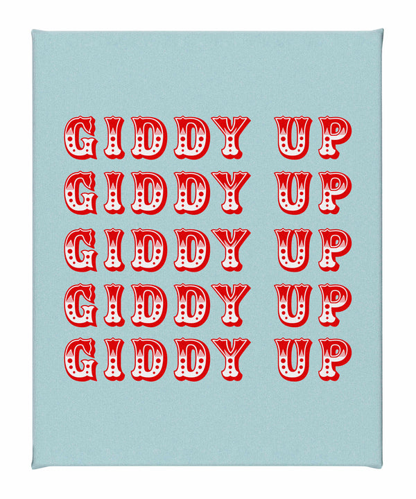 Giddy Up - Gallery Wrapped Canvas