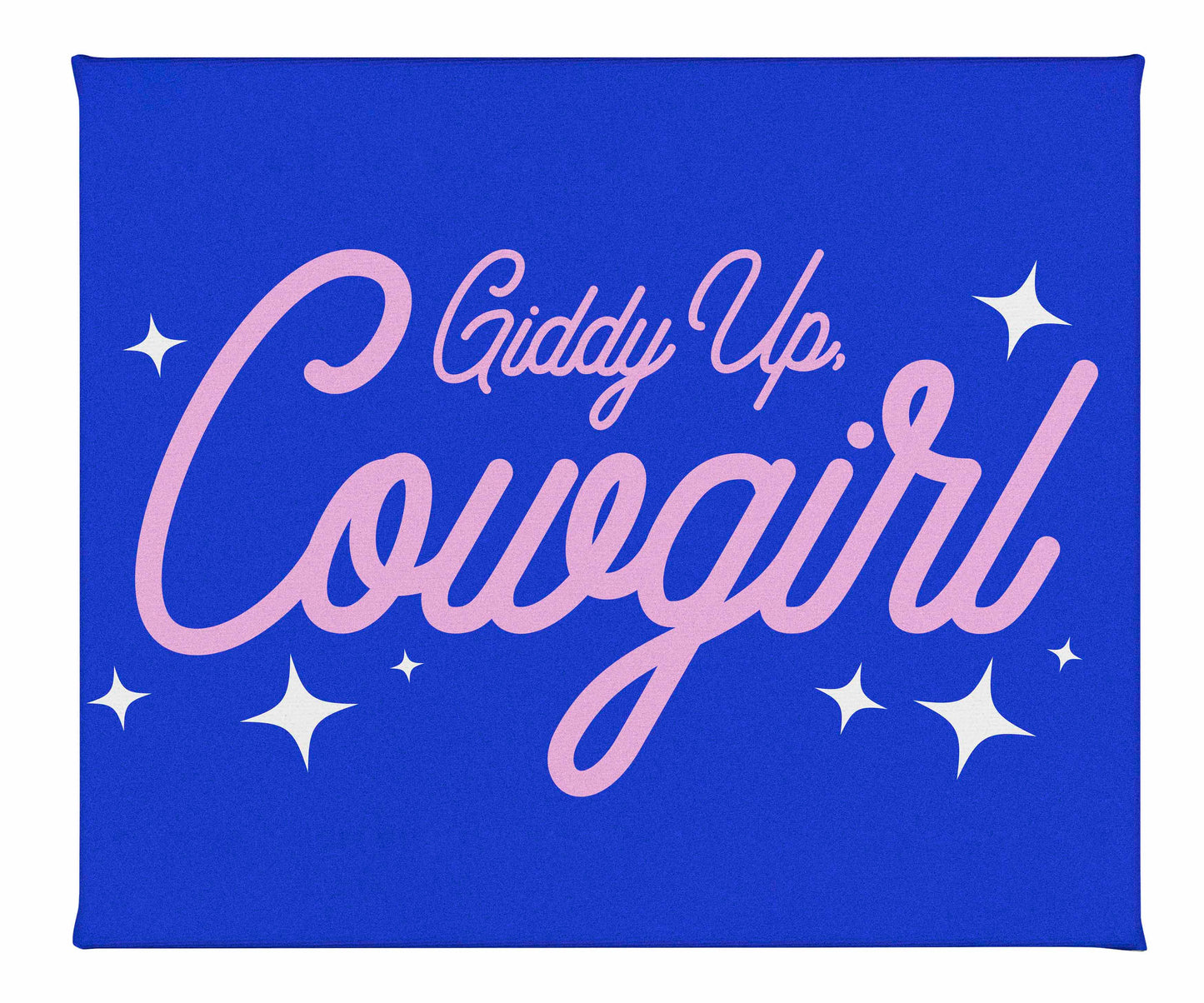 Giddy Up Cowgirl B - Gallery Wrapped Canvas