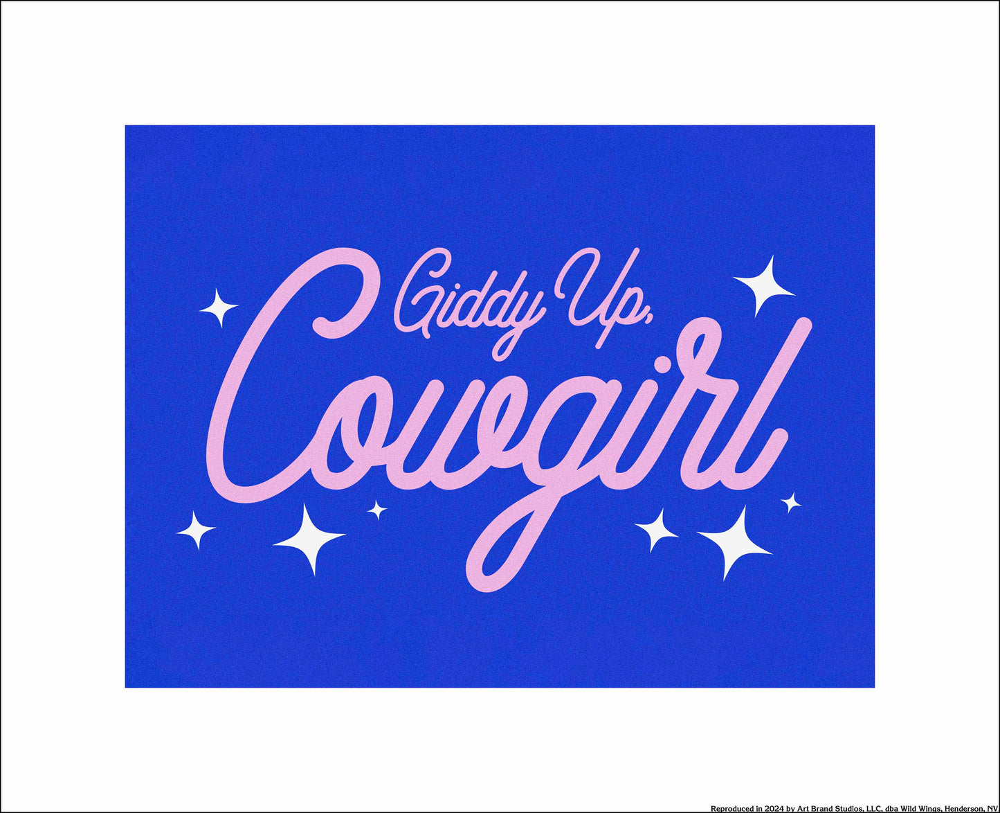 Giddy Up Cowgirl B - Art Prints