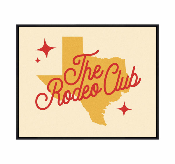 The Rodeo Club - Gallery Wrapped Canvas