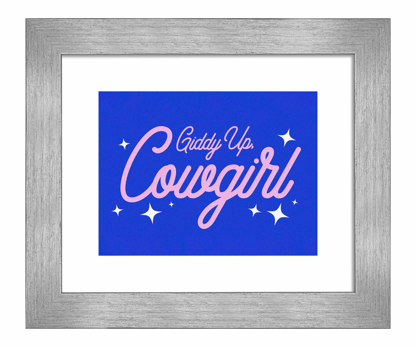Giddy Up Cowgirl B - Art Prints
