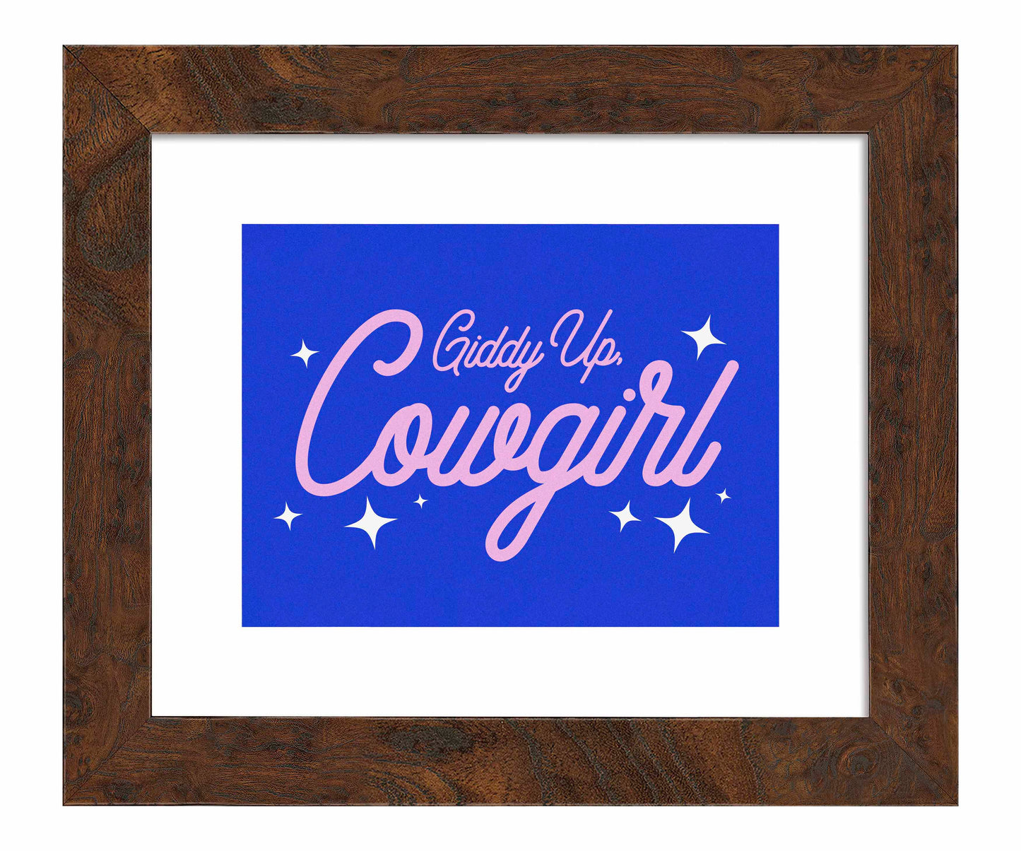 Giddy Up Cowgirl B - Art Prints