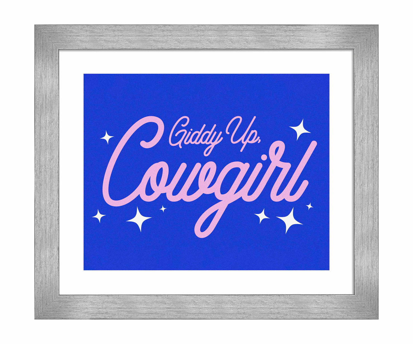 Giddy Up Cowgirl B - Art Prints