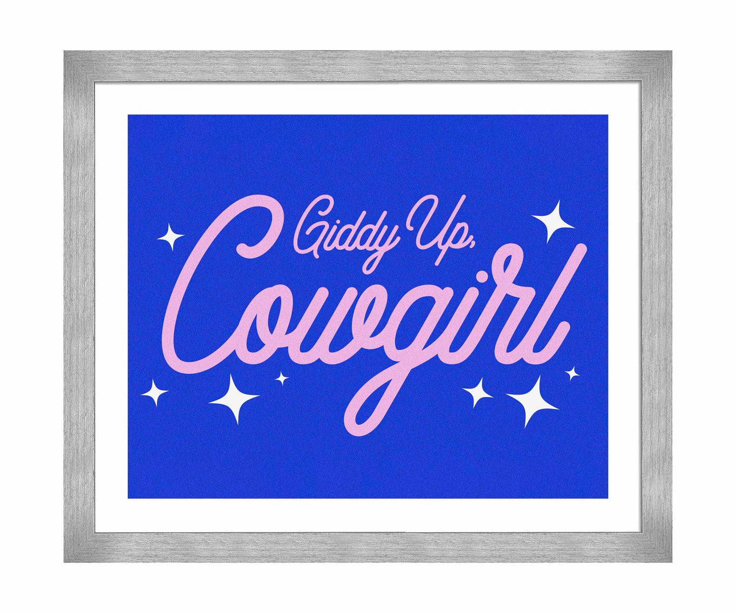 Giddy Up Cowgirl B - Art Prints