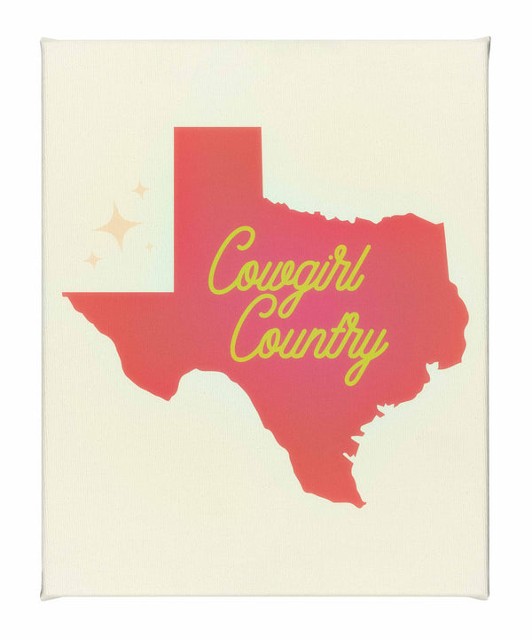 Cowgirl Country Pink - Gallery Wrapped Canvas