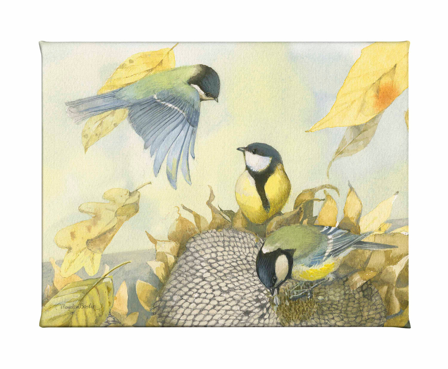 Sunflower Feast - Gallery Wrapped Canvas