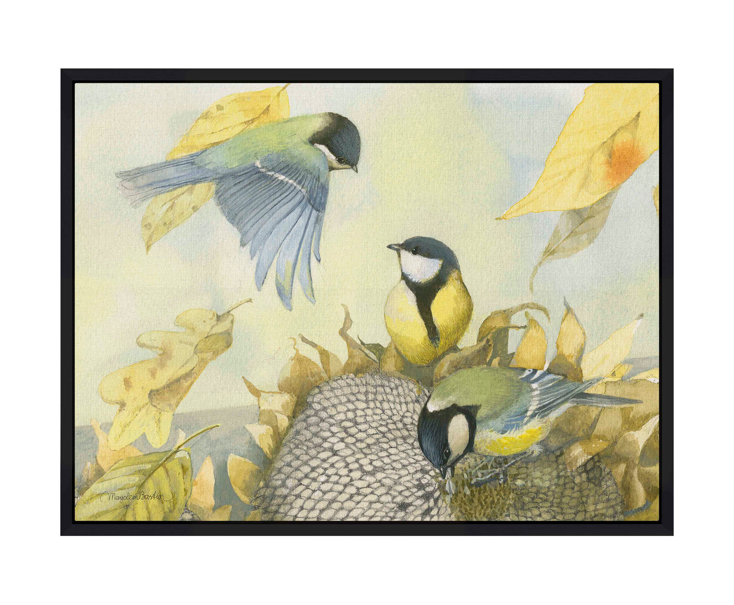 Sunflower Feast - Gallery Wrapped Canvas