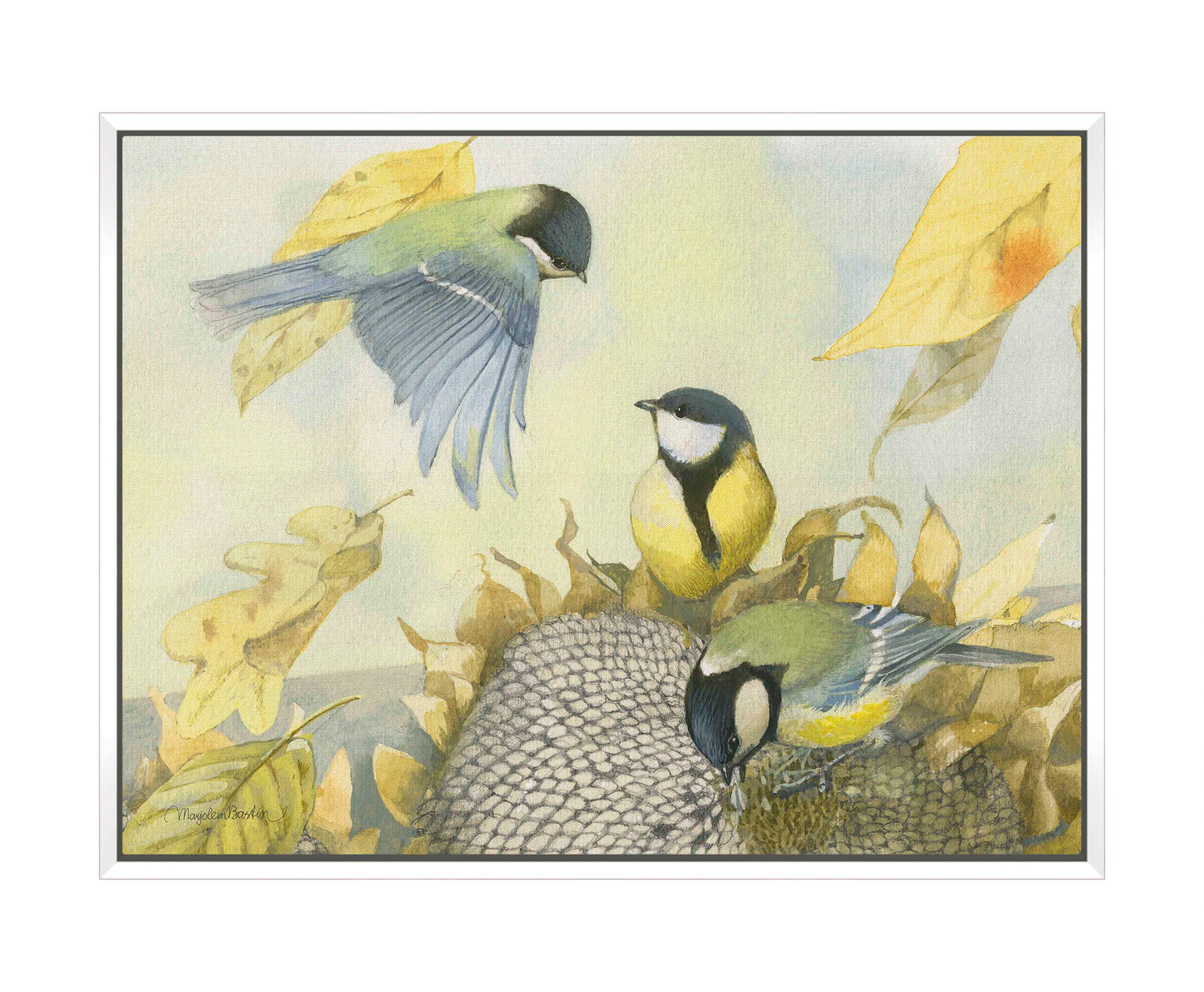 Sunflower Feast - Gallery Wrapped Canvas