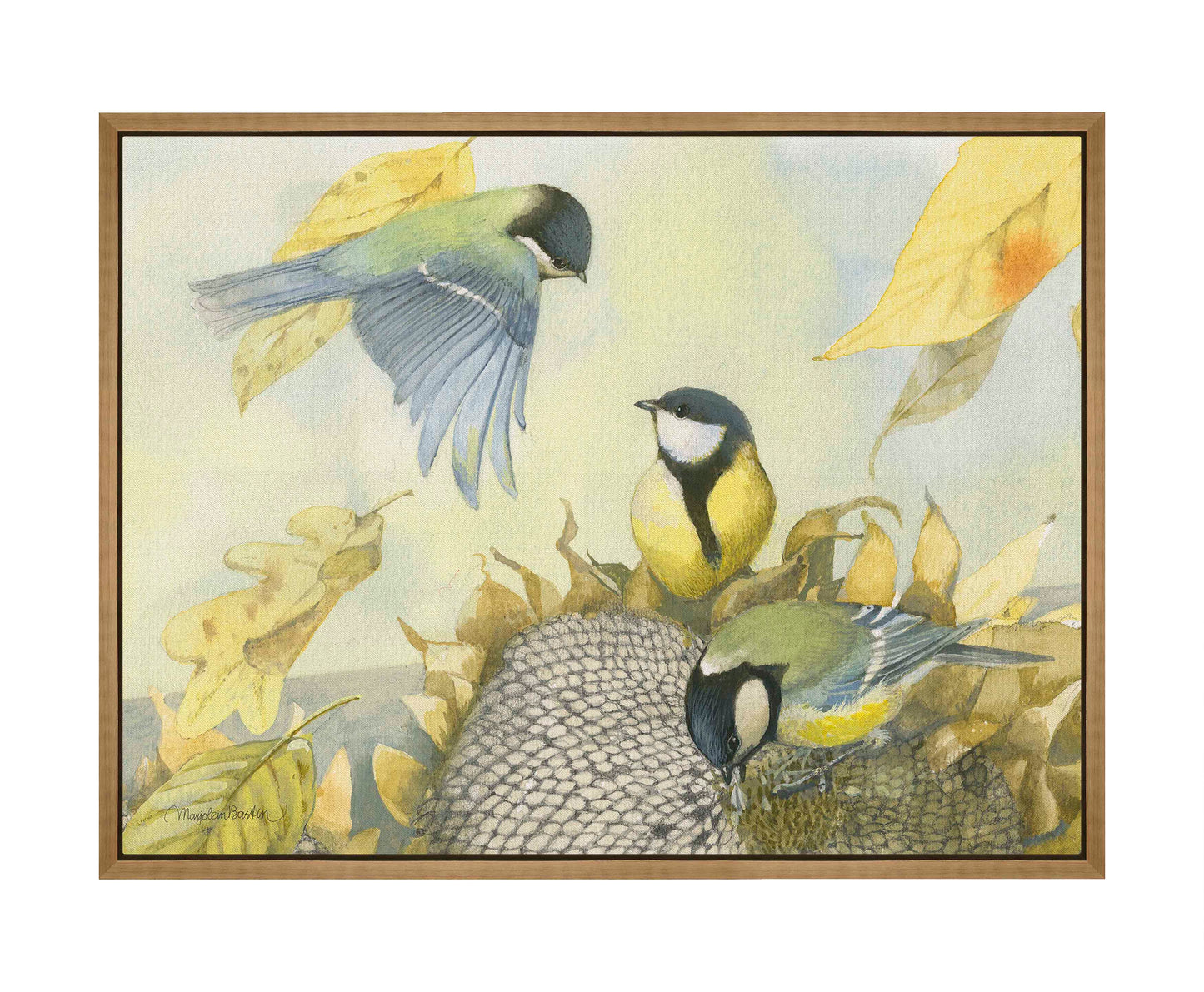 Sunflower Feast - Gallery Wrapped Canvas