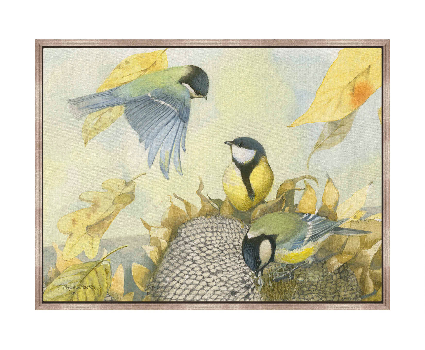 Sunflower Feast - Gallery Wrapped Canvas