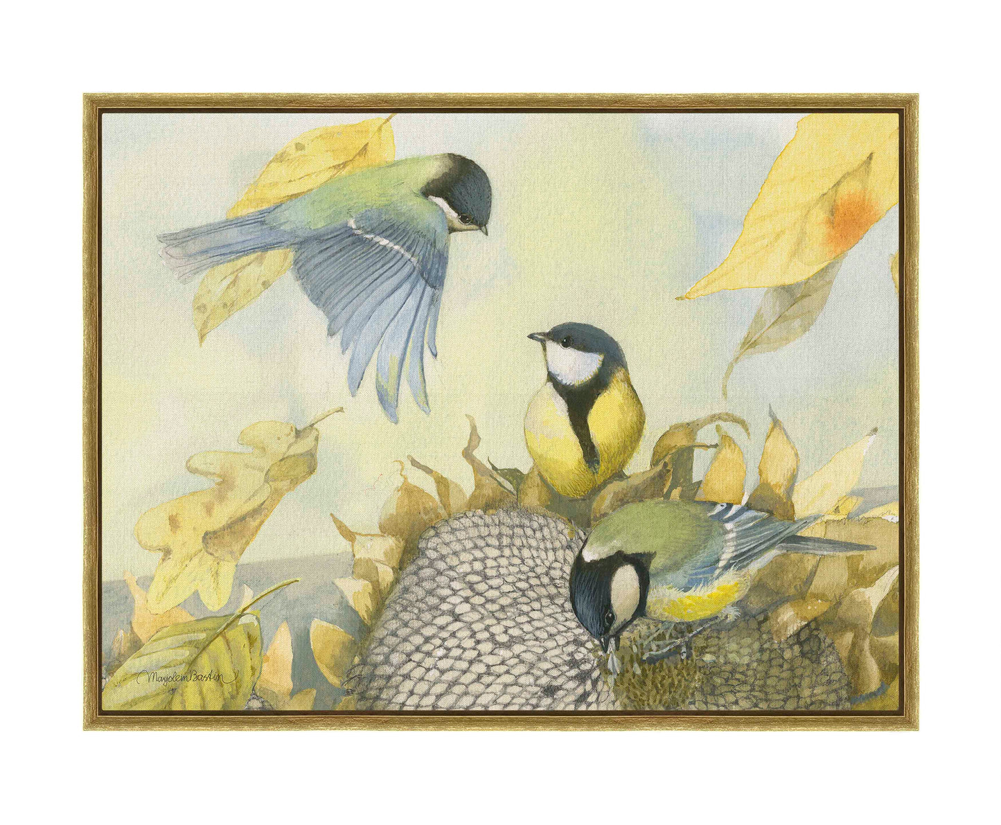 Sunflower Feast - Gallery Wrapped Canvas