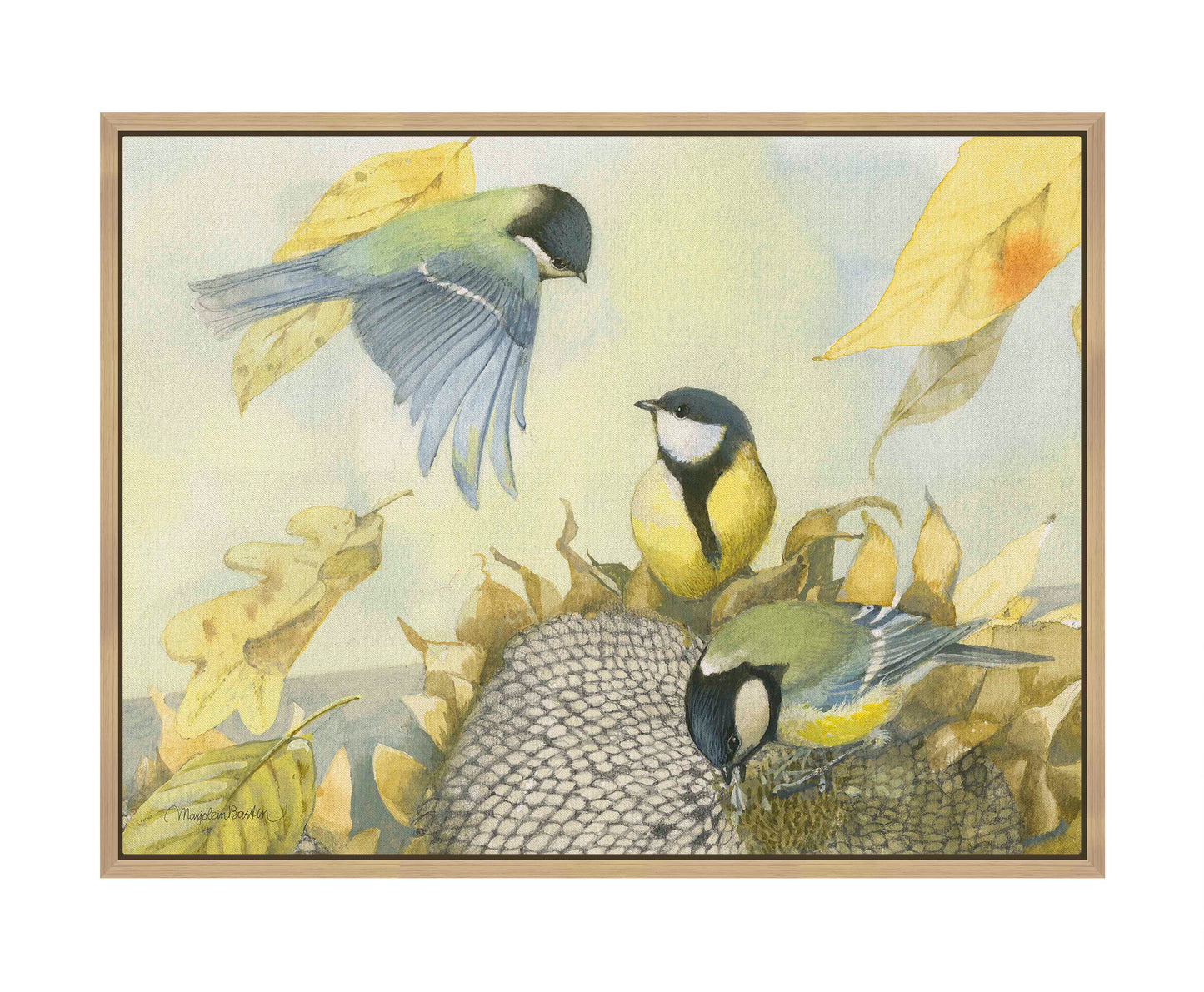 Sunflower Feast - Gallery Wrapped Canvas