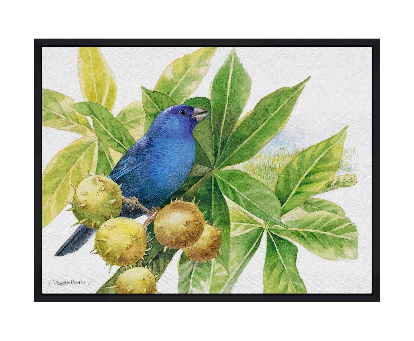 Brilliant Blue - Gallery Wrapped Canvas