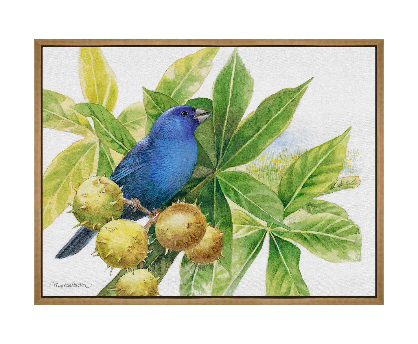 Brilliant Blue - Gallery Wrapped Canvas