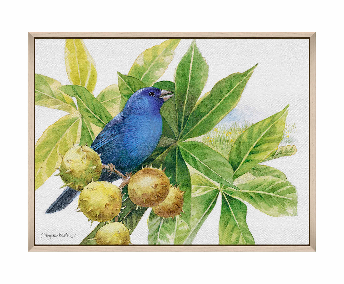 Brilliant Blue - Gallery Wrapped Canvas