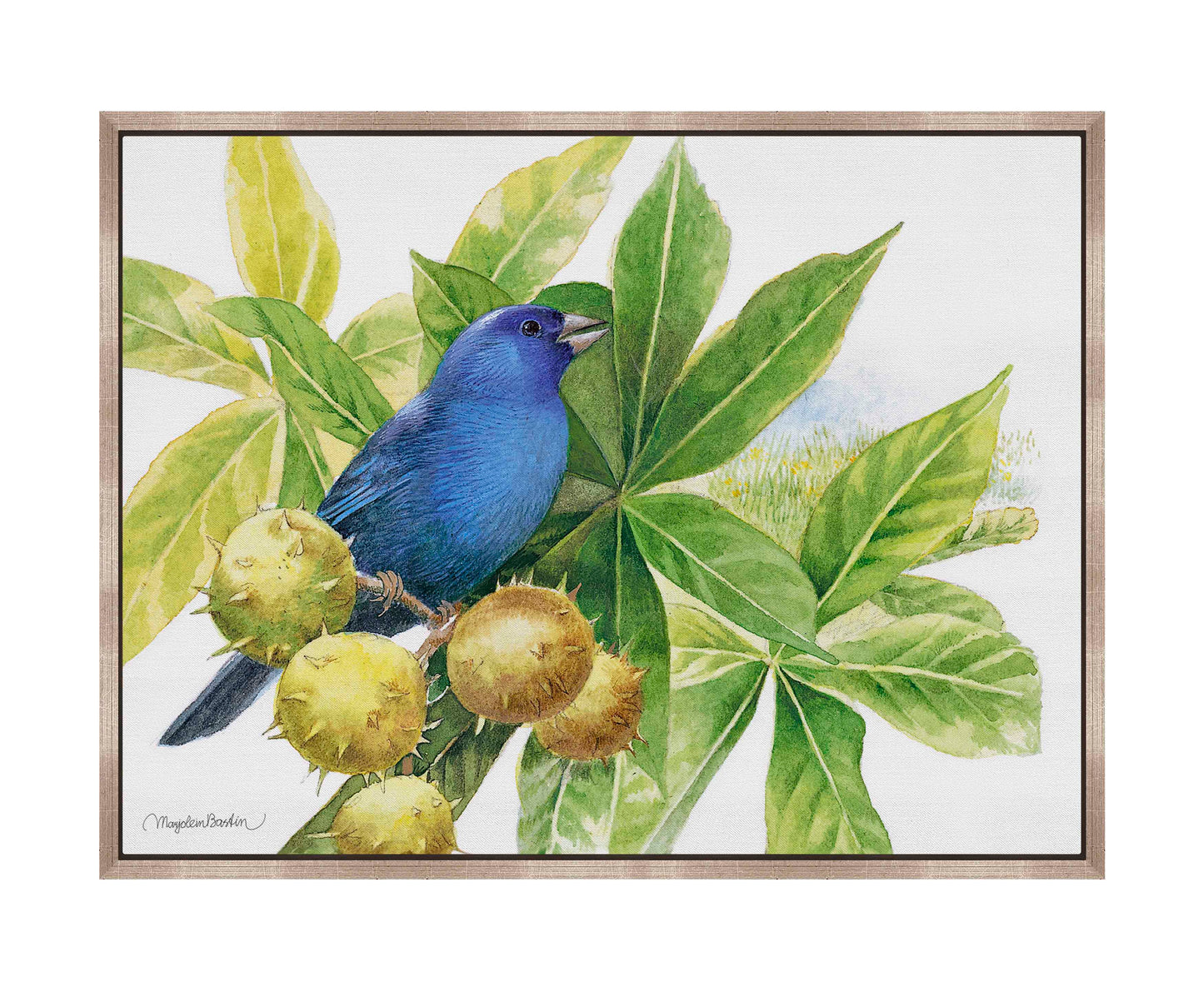 Brilliant Blue - Gallery Wrapped Canvas