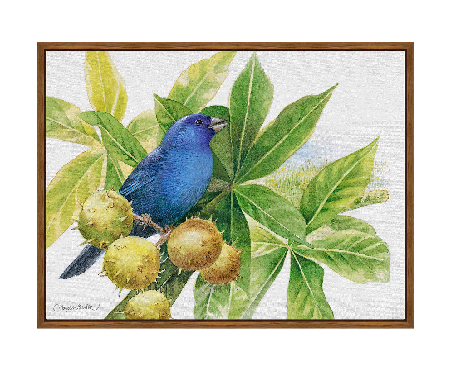 Brilliant Blue - Gallery Wrapped Canvas