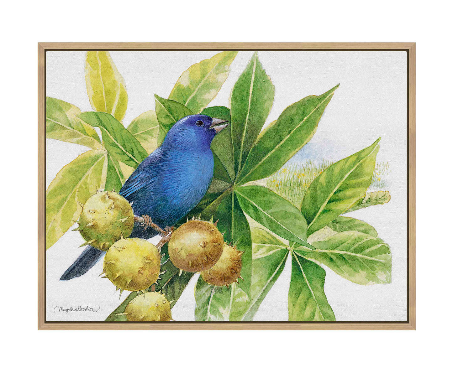 Brilliant Blue - Gallery Wrapped Canvas