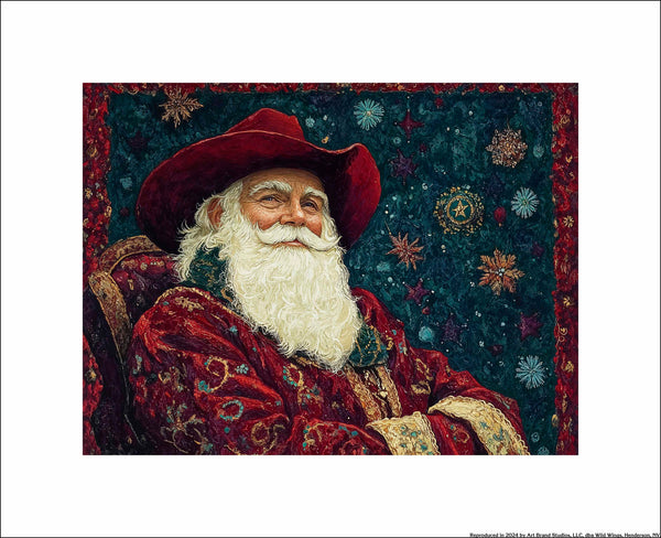 Frontier Father Christmas - Art Prints