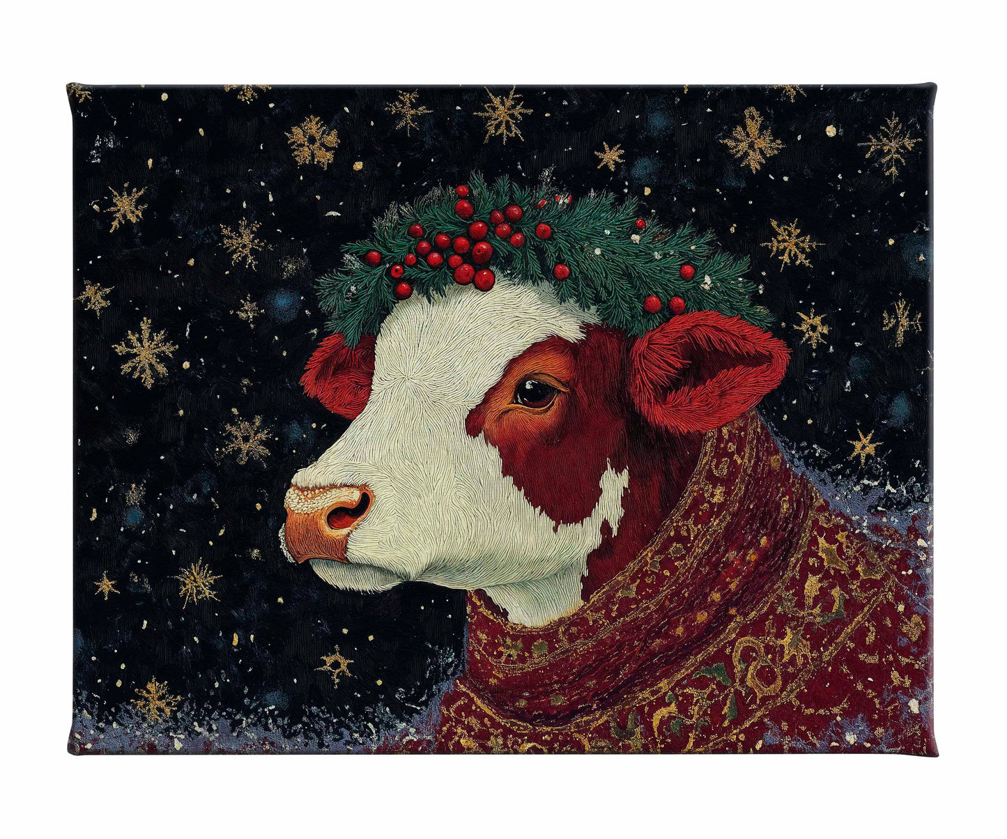 Cowbell Carol - Gallery Wrapped Canvas